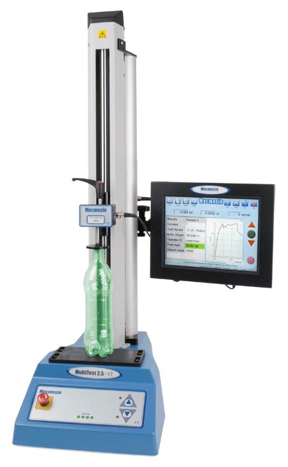 Bottle Vertical Compression Tester distributing|quality control bottle tester.